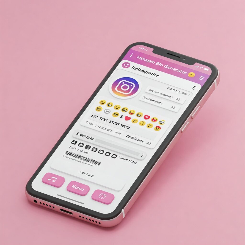 Instagram bio Generator - Tools